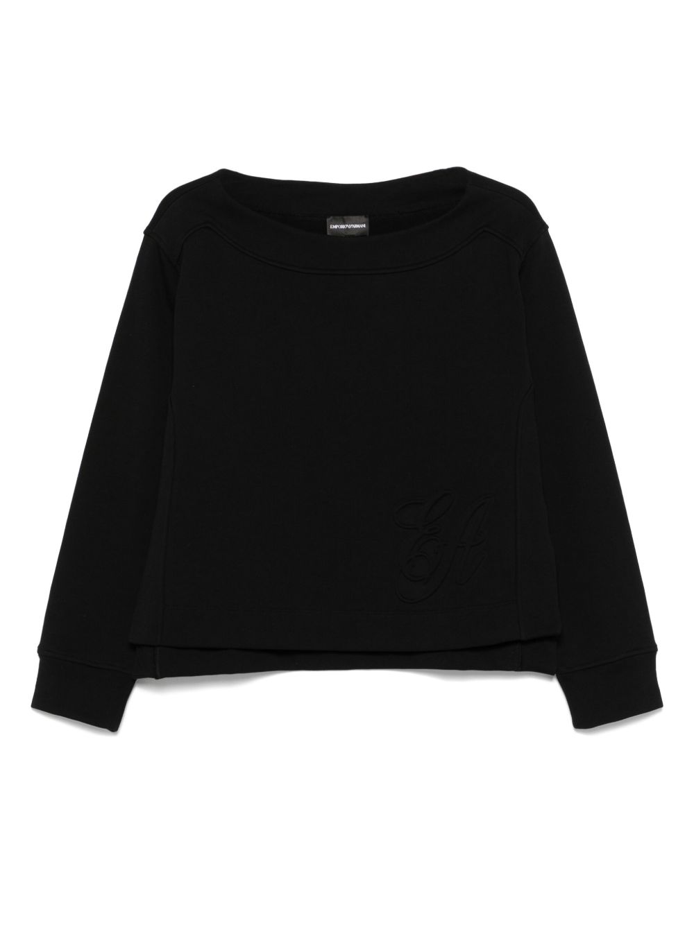 Emporio Armani logo embossed sweatshirt Emporio Armani