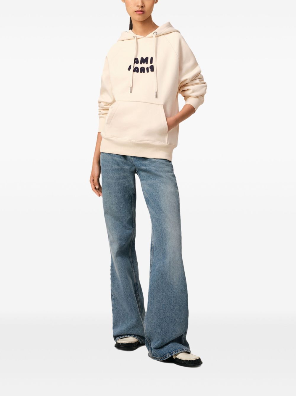 Ami Paris Sweaters Beige Ami Paris