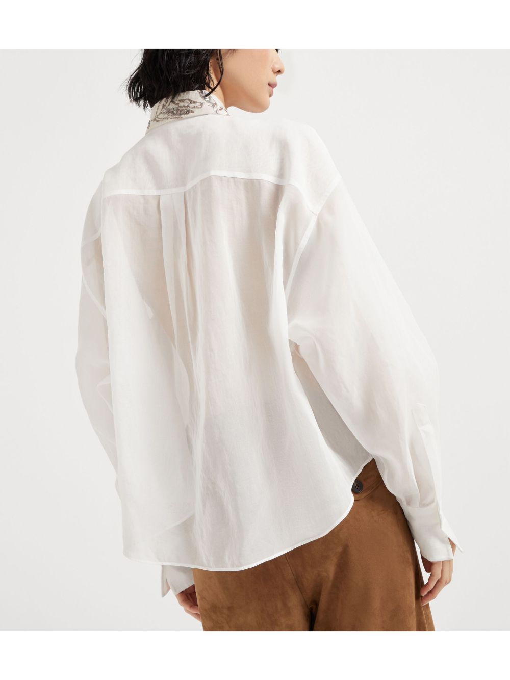 Brunello Cucinelli Shirts White Brunello Cucinelli