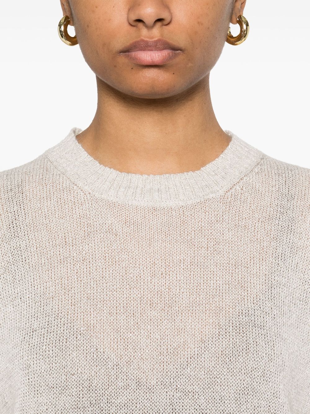 Brunello Cucinelli Sweaters Light Grey Brunello Cucinelli
