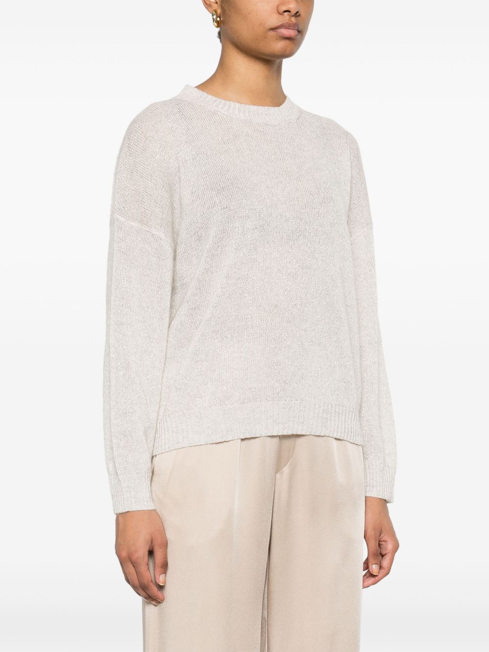 Brunello Cucinelli Sweaters Light Grey Brunello Cucinelli