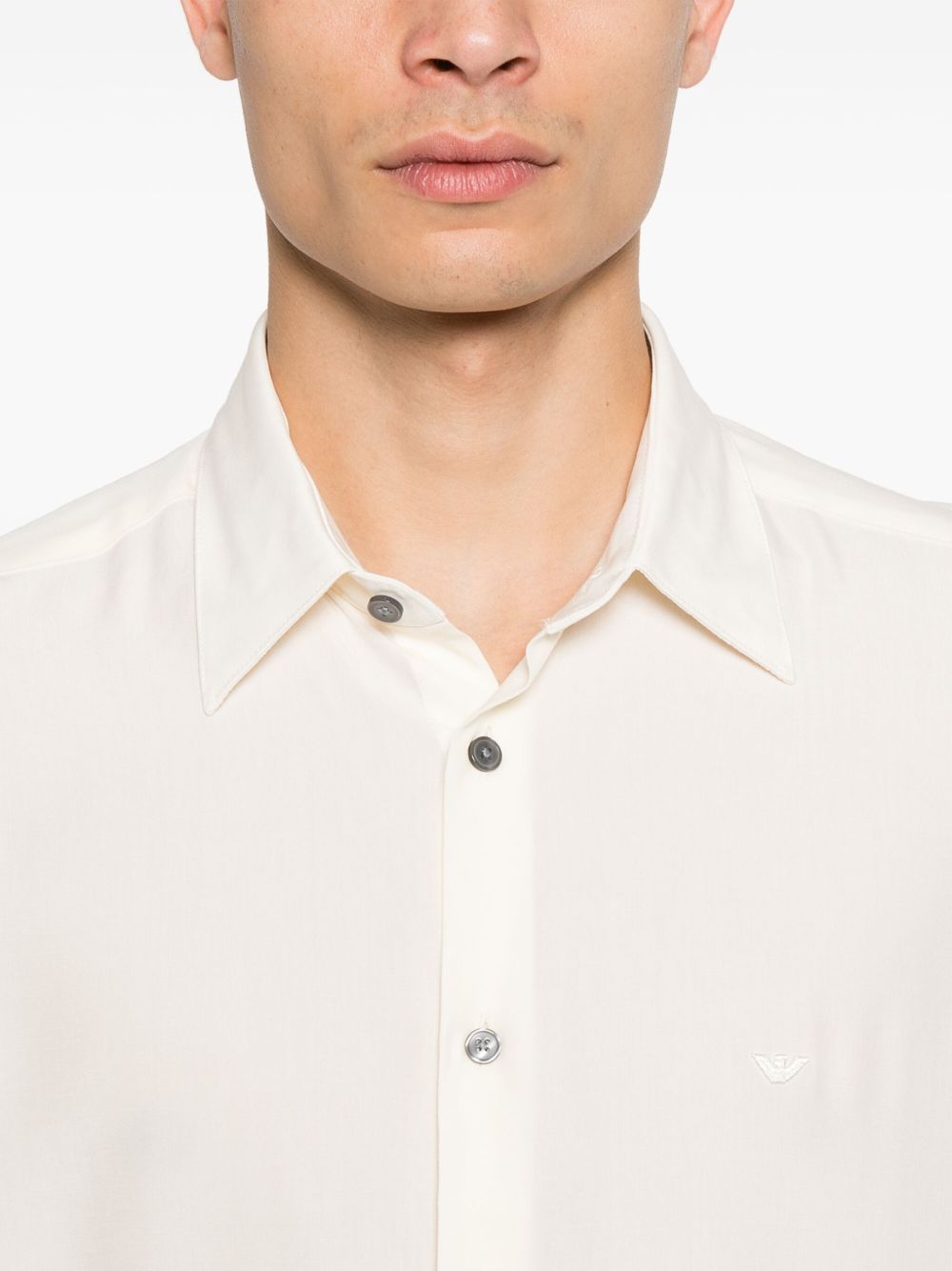 Emporio Armani Shirts Cream Emporio Armani