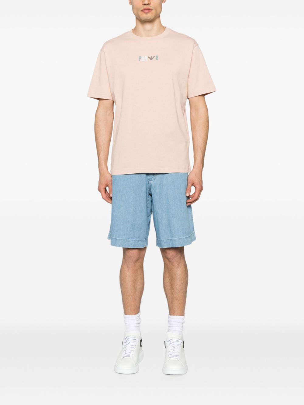 Emporio Armani T-shirts and Polos Beige Emporio Armani