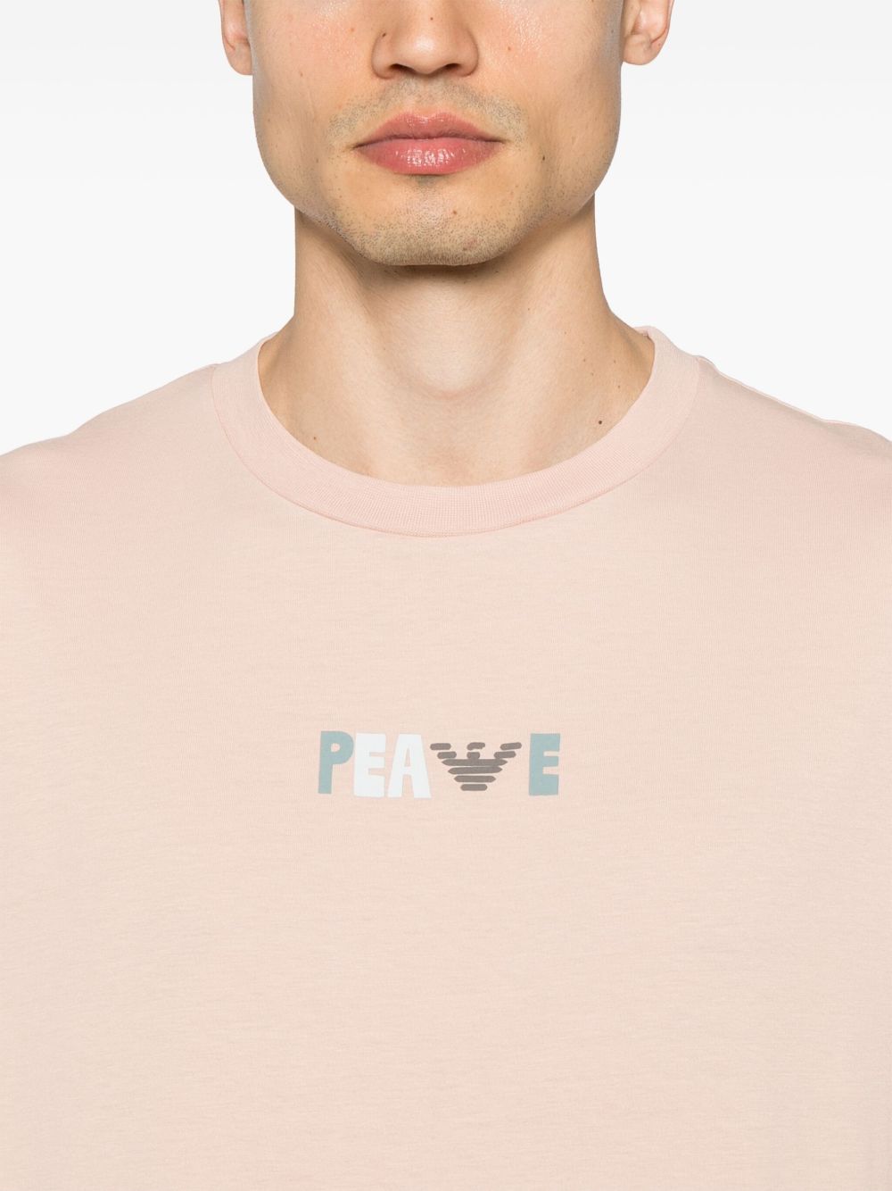 Emporio Armani T-shirts and Polos Beige Emporio Armani