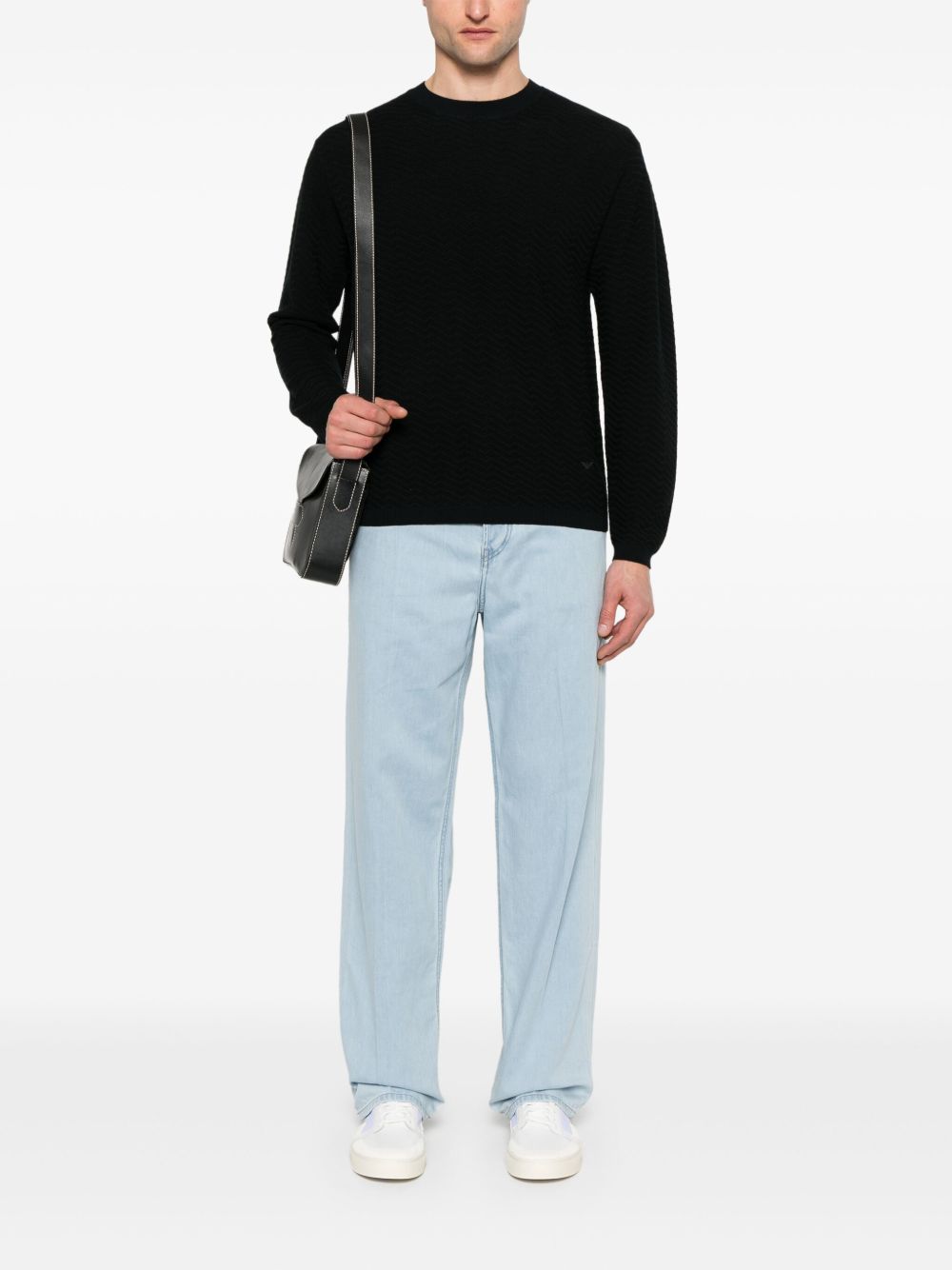 Emporio Armani Sweaters Blue Emporio Armani