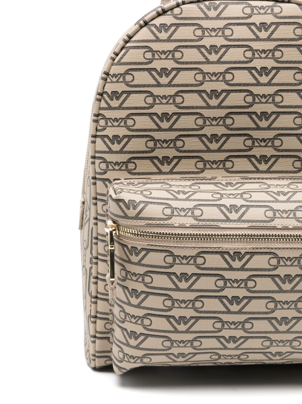 Emporio Armani Mini backpack with monogram print Emporio Armani