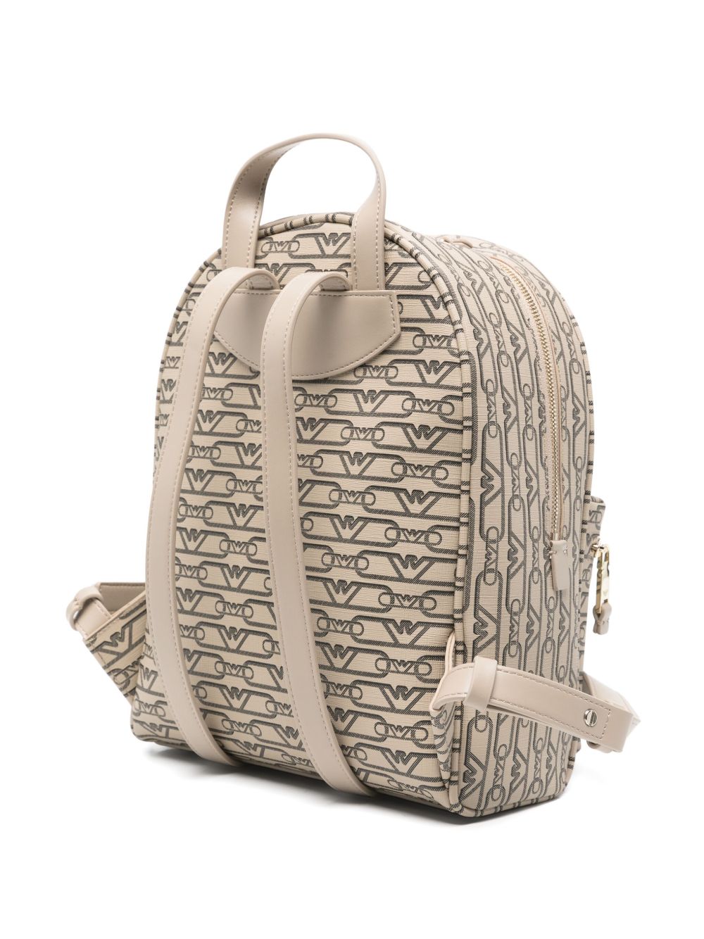 Emporio Armani Mini backpack with monogram print Emporio Armani