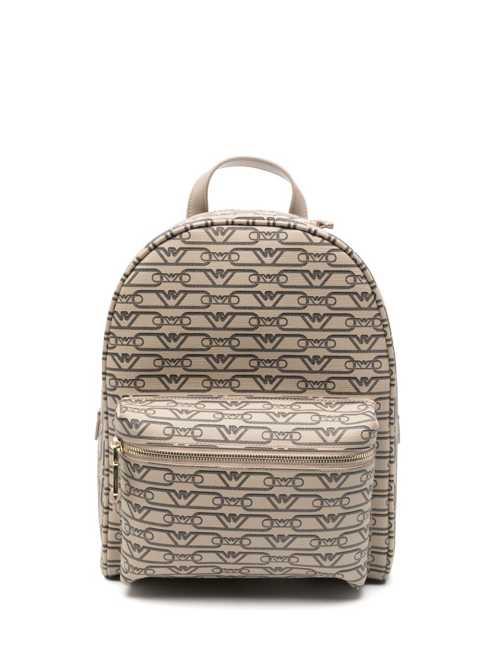 Emporio Armani Mini backpack with monogram print Emporio Armani