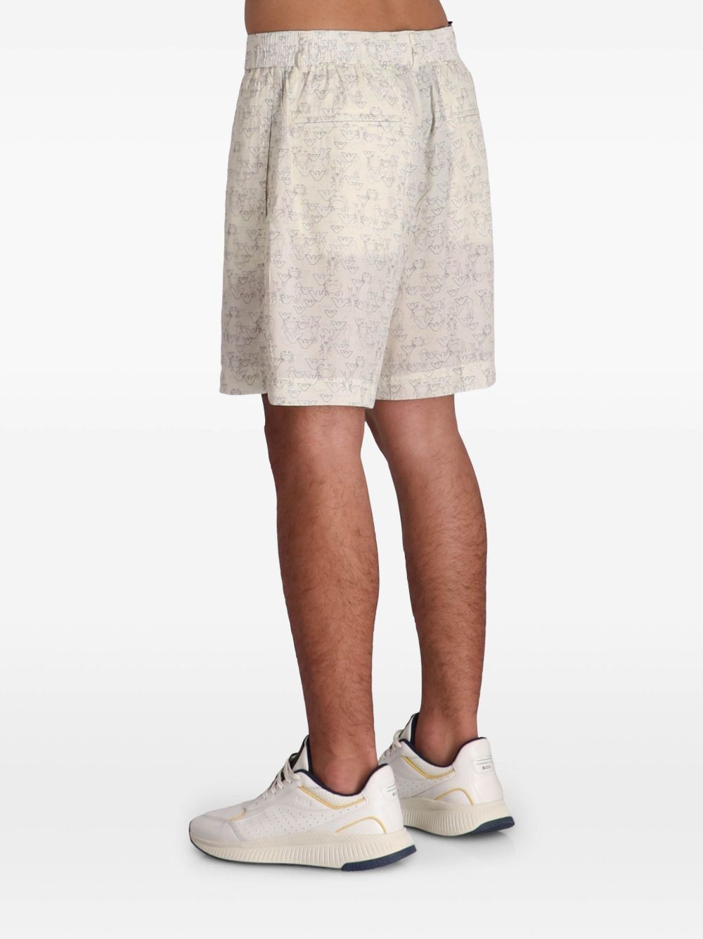 EMPORIO ARMANI EXCLUSIVE Shorts White EMPORIO ARMANI EXCLUSIVE