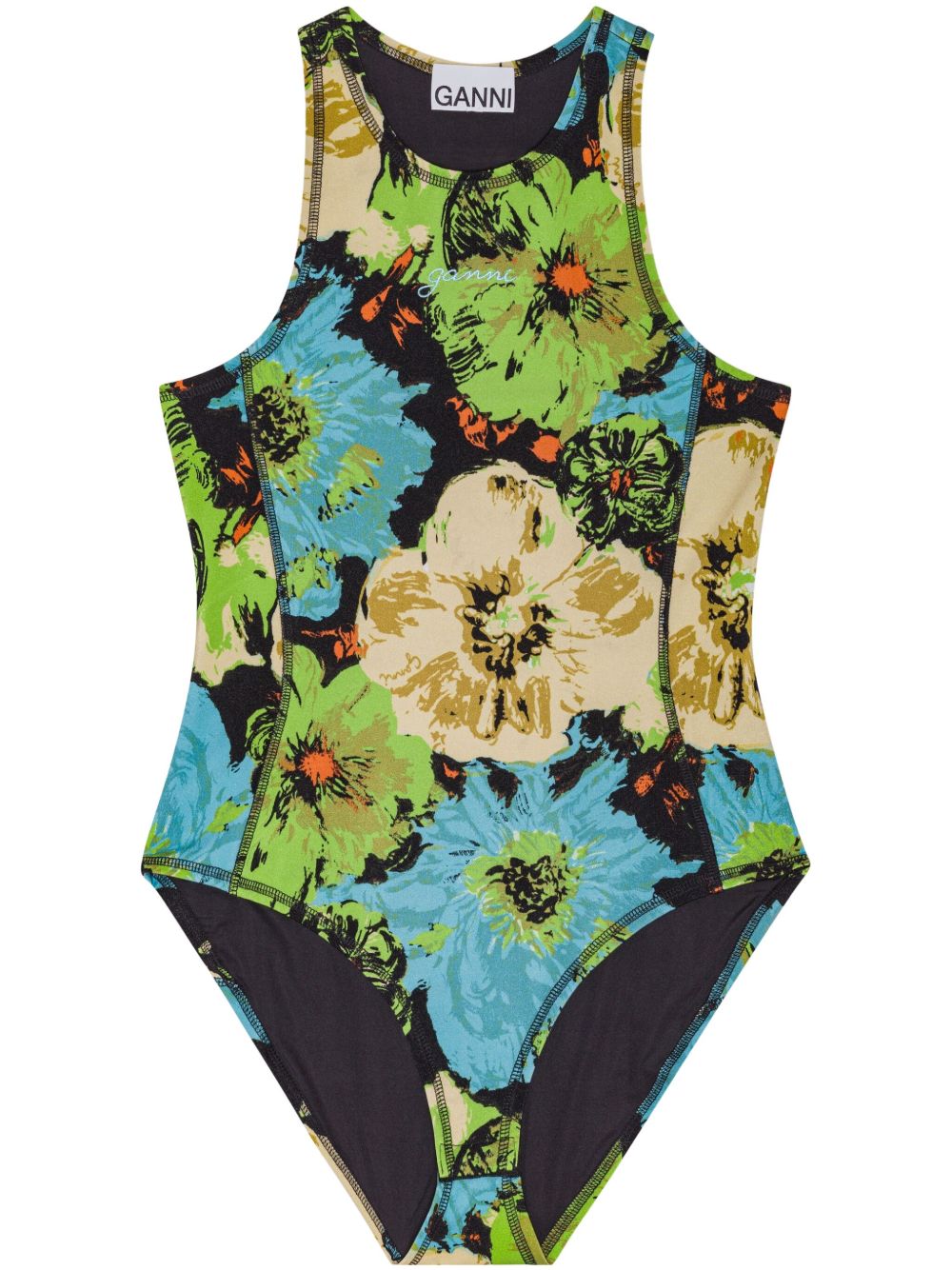 Ganni floral-print Bodysuit Ganni