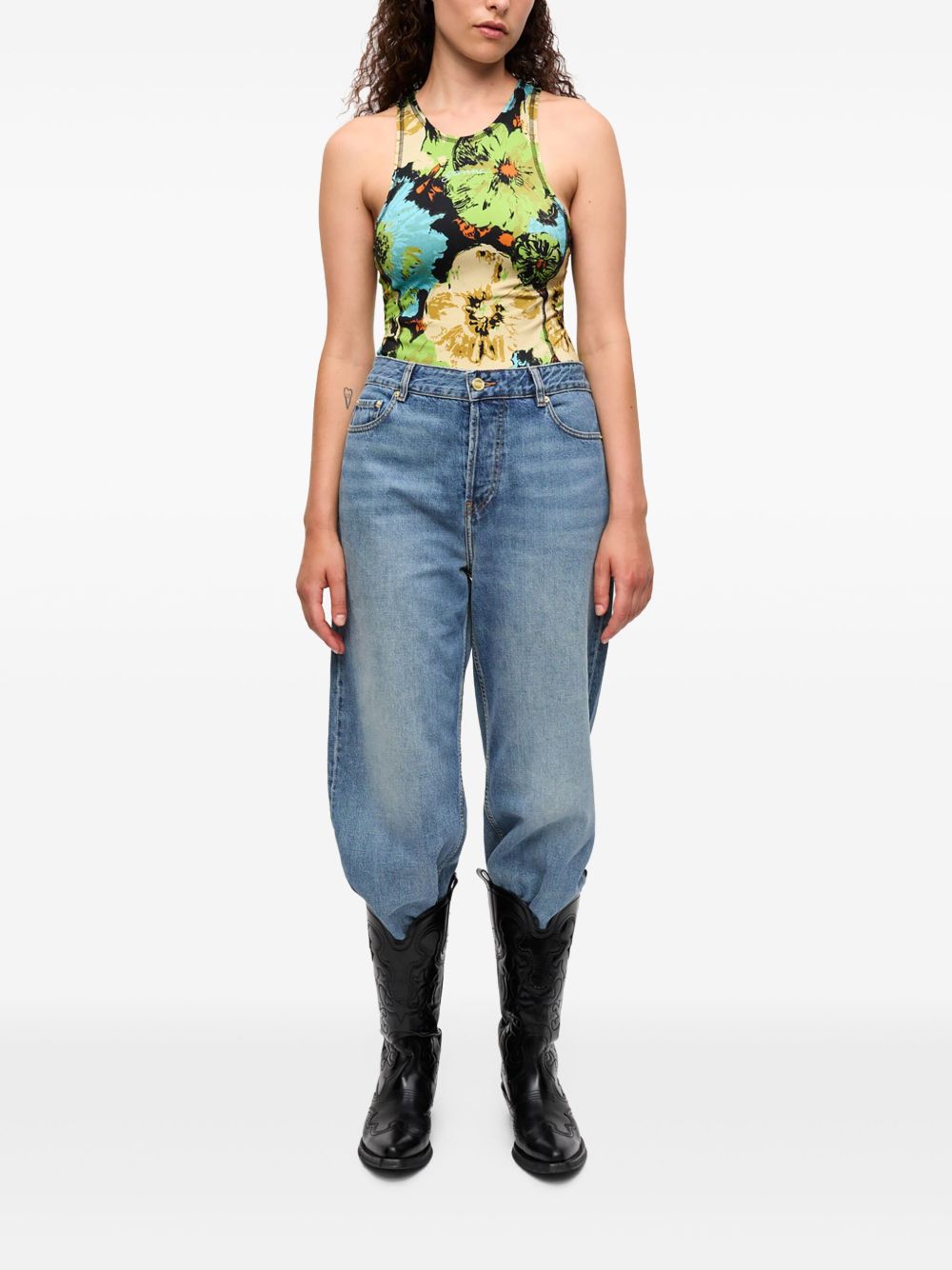 Ganni floral-print Bodysuit Ganni