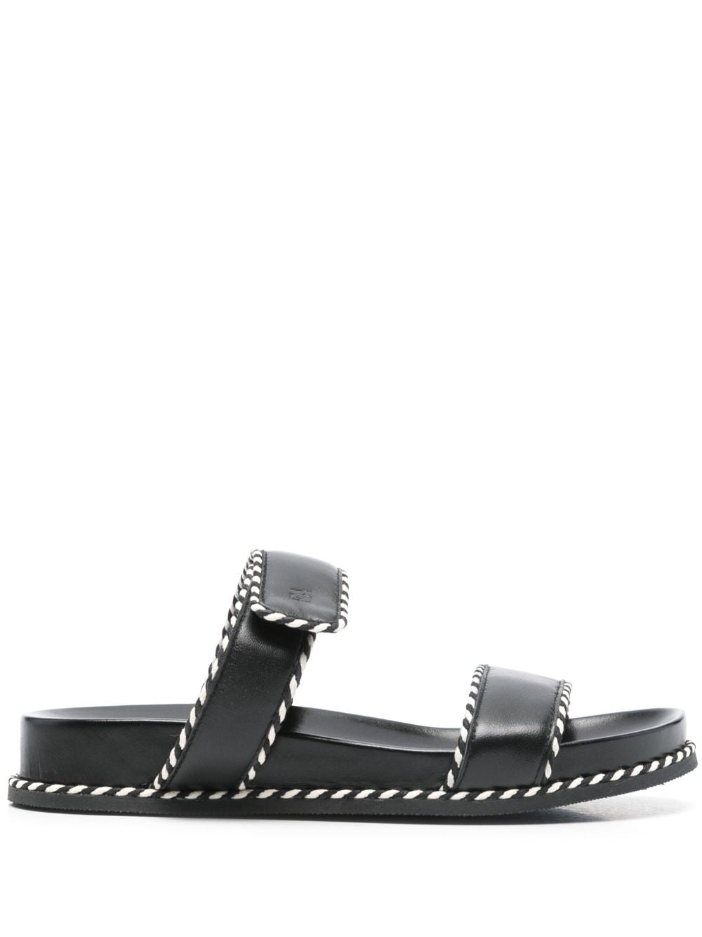 EMPORIO ARMANI EXCLUSIVE Emporio Armani Sandals with nappa strap and two-tone profiles EMPORIO ARMANI EXCLUSIVE