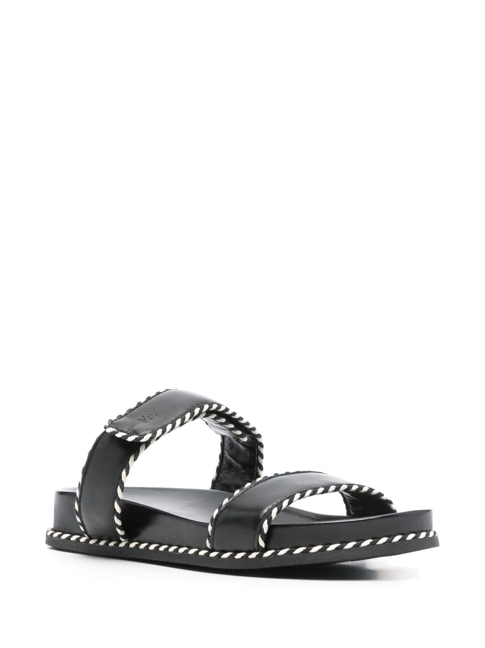 EMPORIO ARMANI EXCLUSIVE Emporio Armani Sandals with nappa strap and two-tone profiles EMPORIO ARMANI EXCLUSIVE