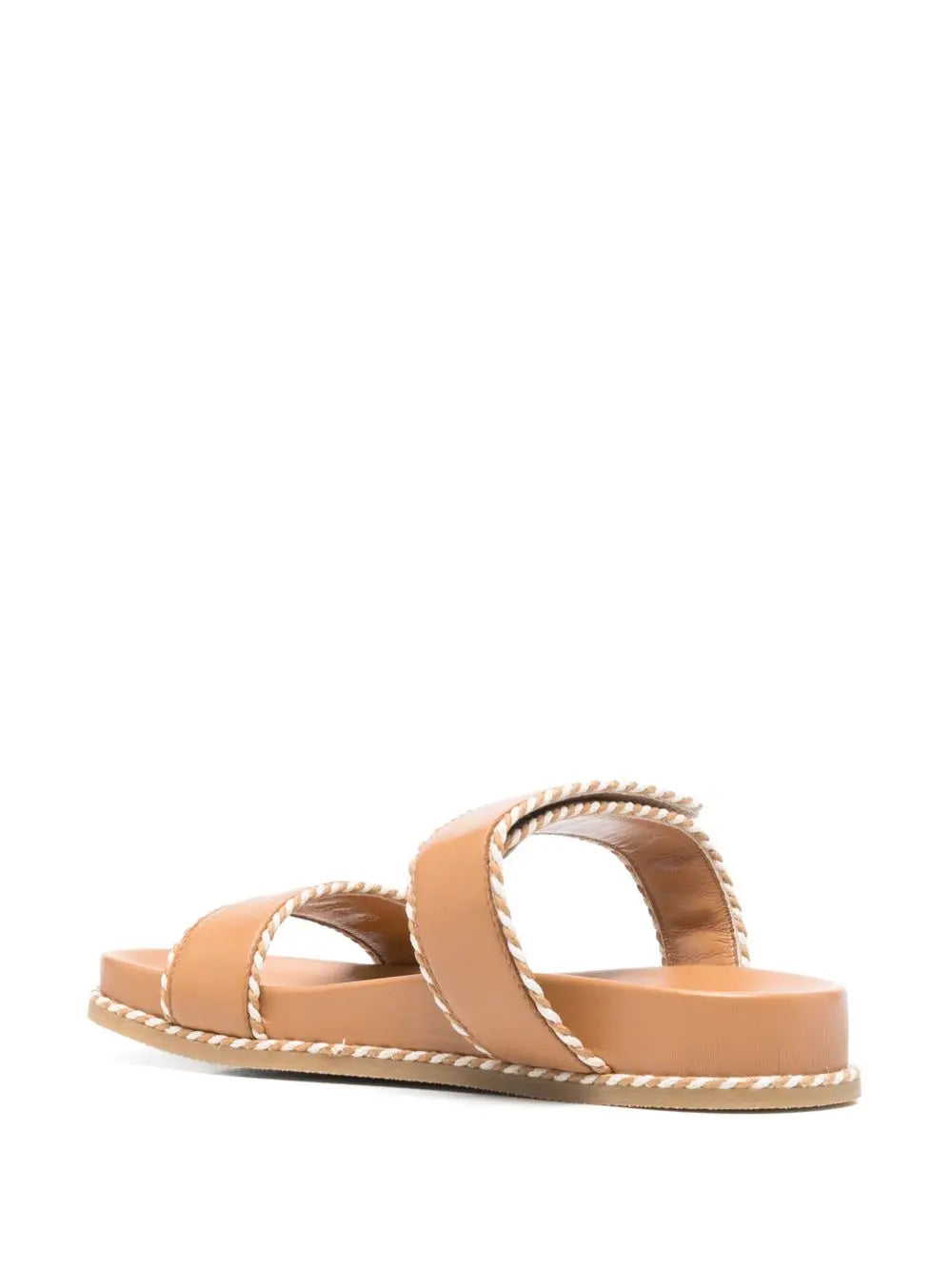 EMPORIO ARMANI EXCLUSIVE Emporio Armani Sandals with nappa strap and two-tone profiles EMPORIO ARMANI EXCLUSIVE