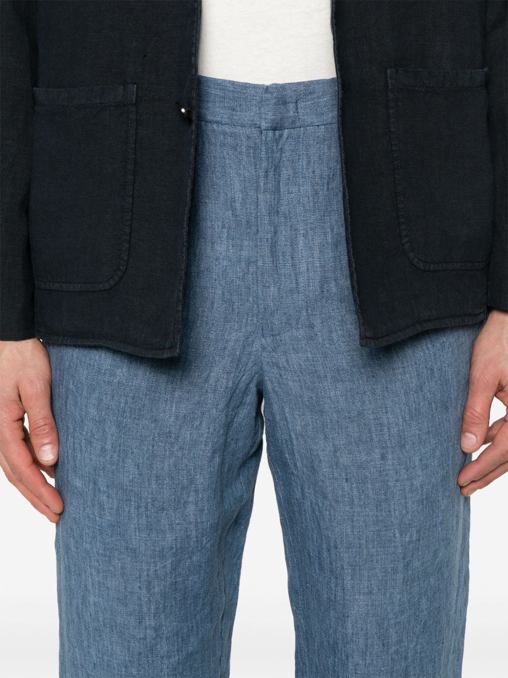 Emporio Armani Trousers Clear Blue Emporio Armani