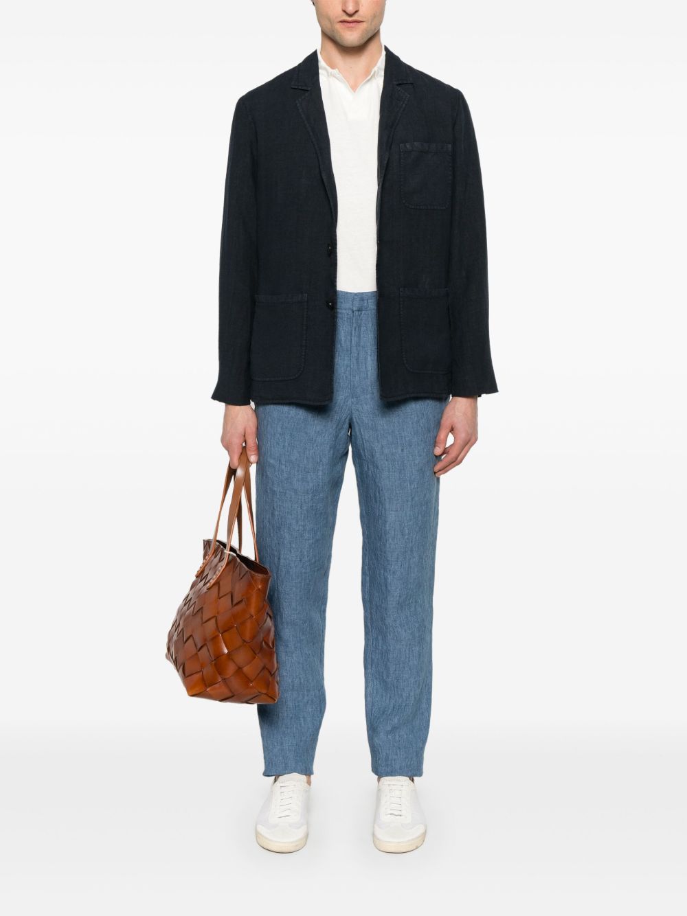 Emporio Armani Trousers Clear Blue Emporio Armani