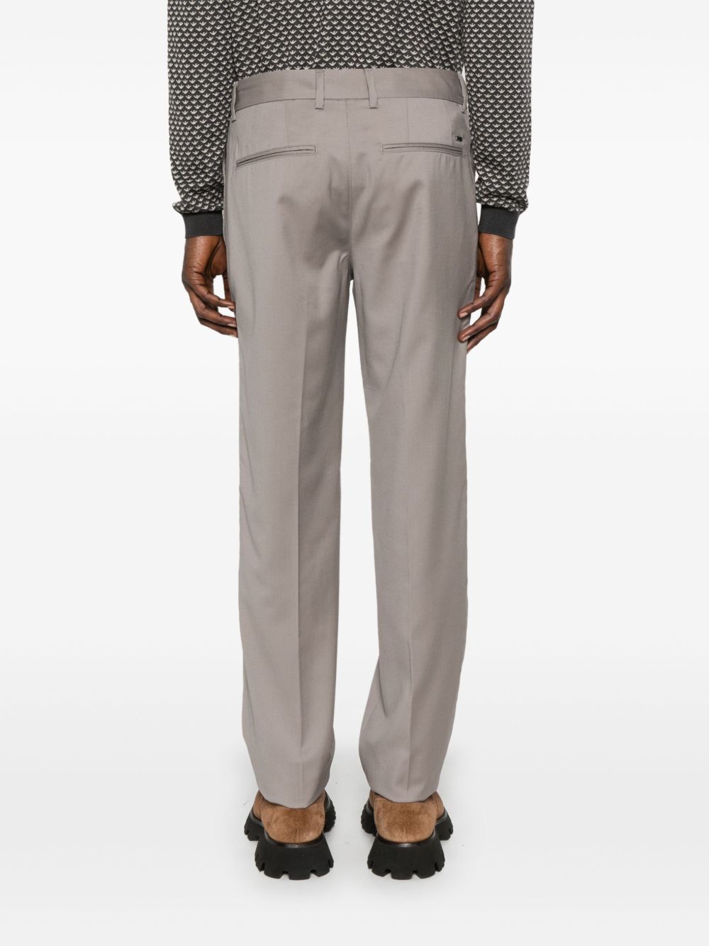 Emporio Armani Trousers Dove Grey Emporio Armani