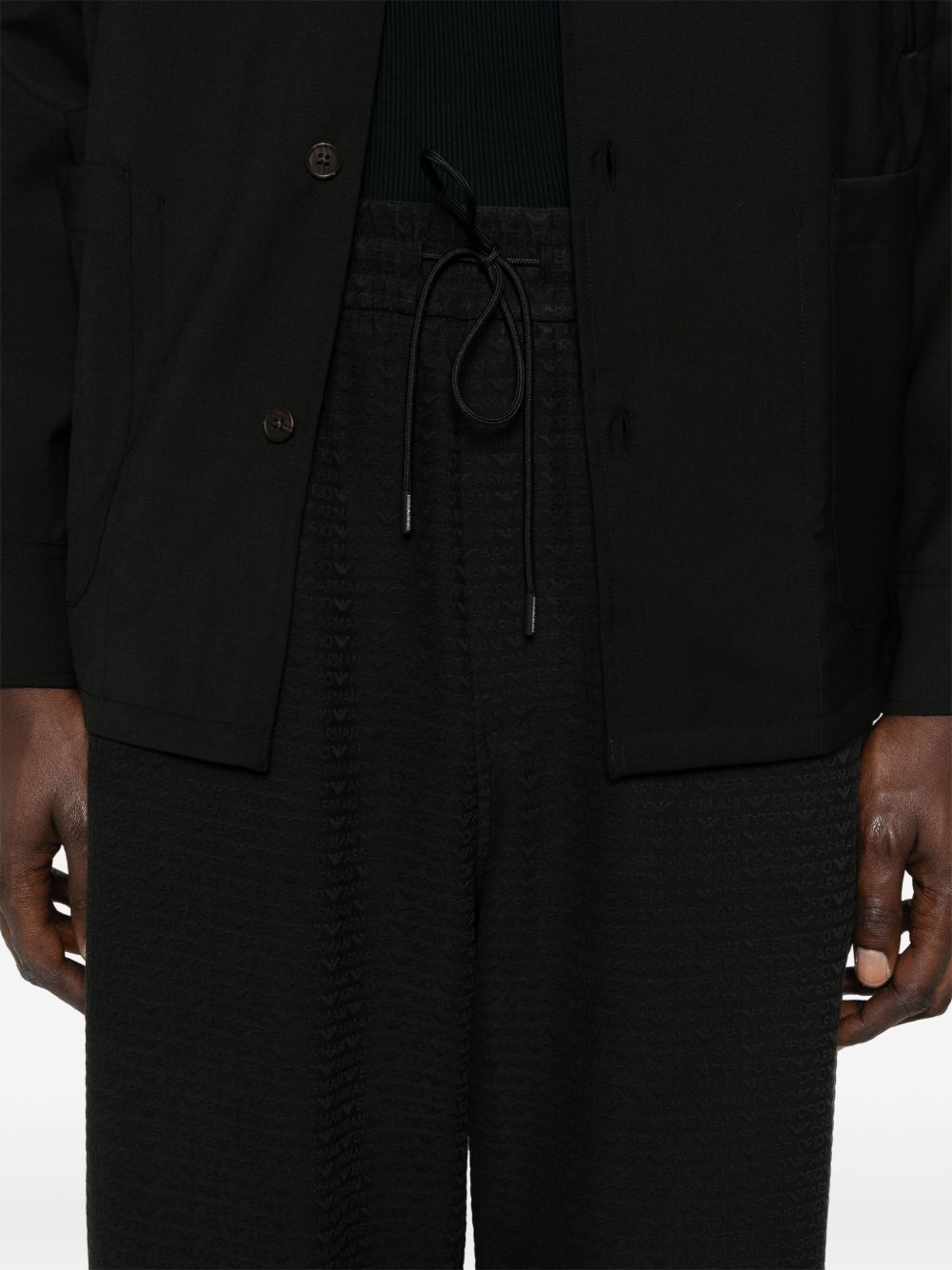 Emporio Armani Trousers Black Emporio Armani