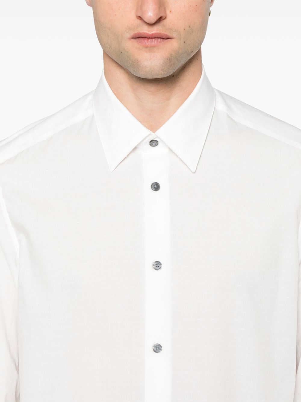 Emporio Armani Shirts White Emporio Armani