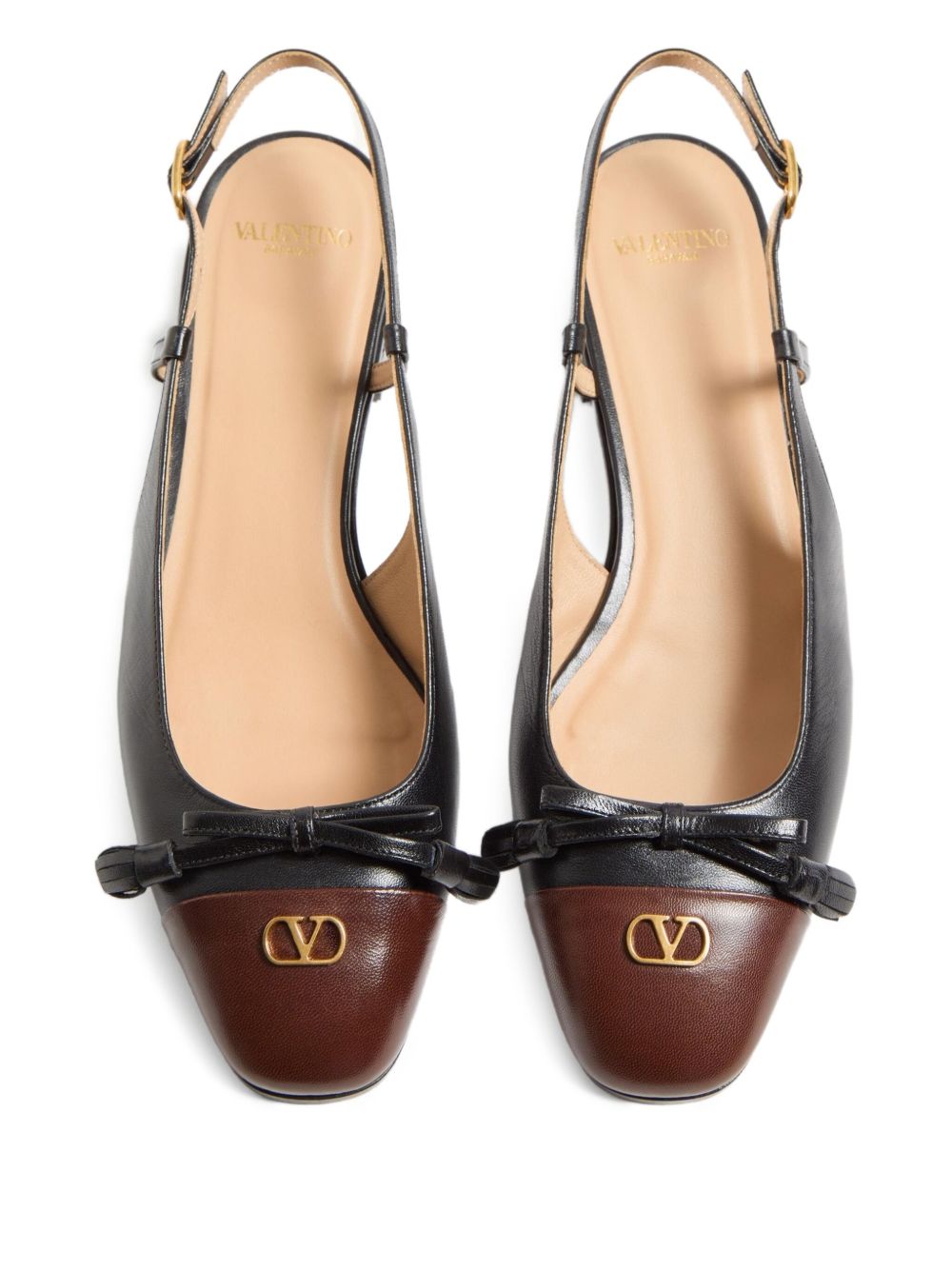 Valentino Garavani 25mm Valet du Roi slingback ballet flats Valentino Garavani