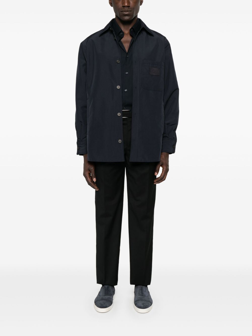 Emporio Armani Shirts Blue Emporio Armani
