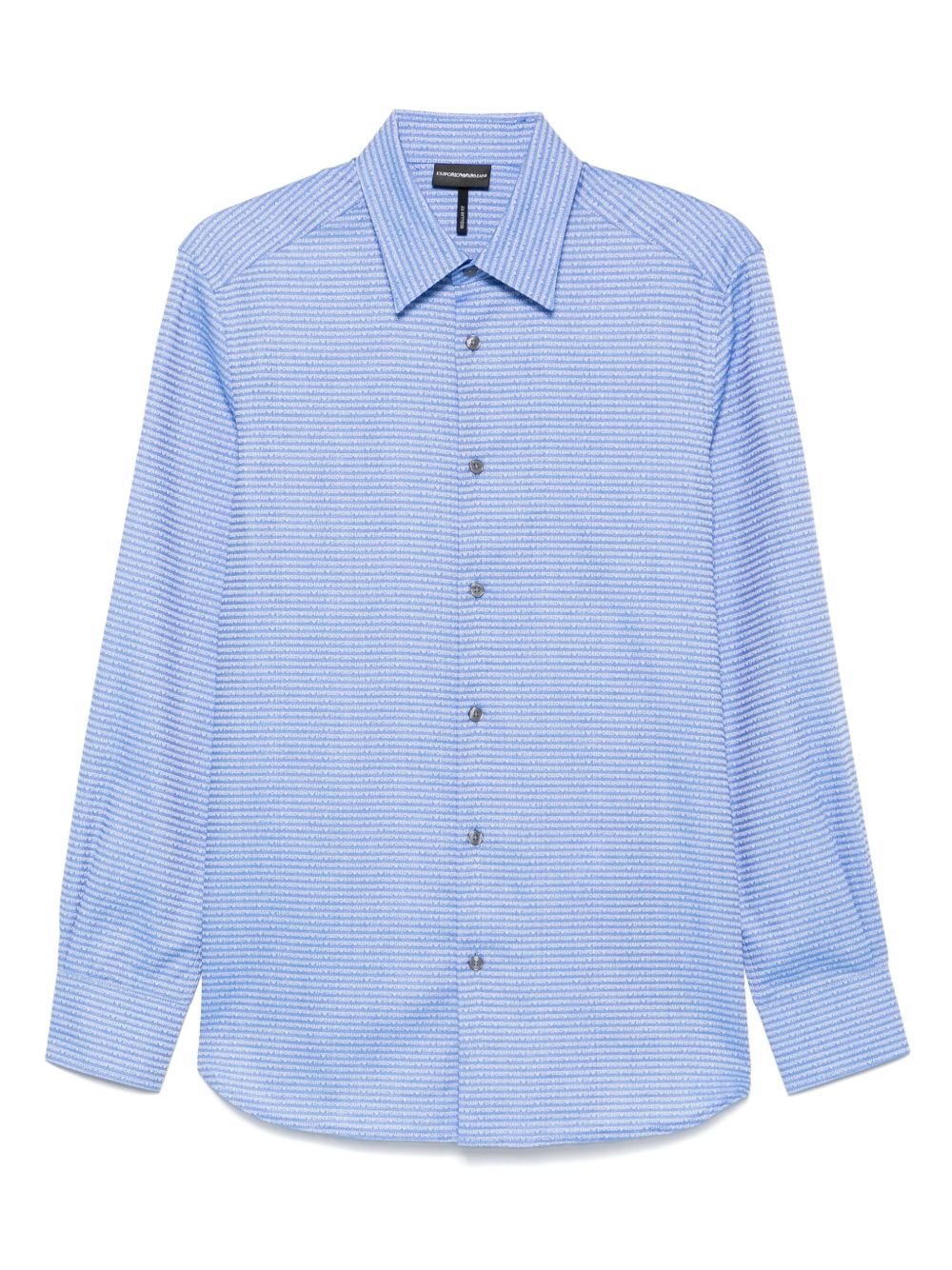 Emporio Armani Shirts Clear Blue Emporio Armani