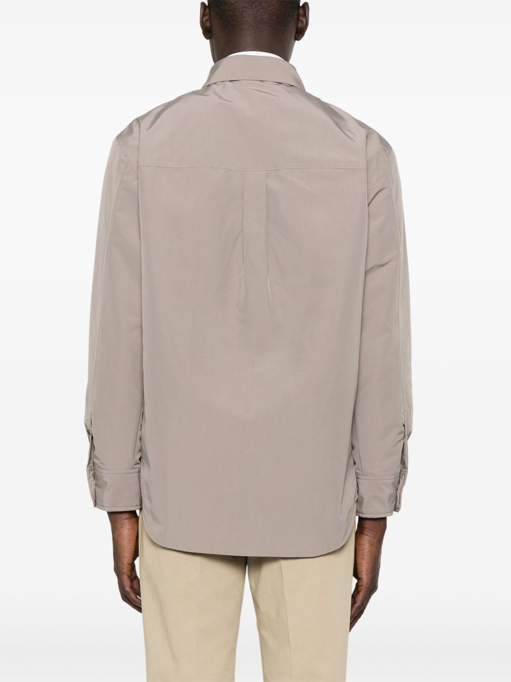 Emporio Armani Shirts Dove Grey Emporio Armani