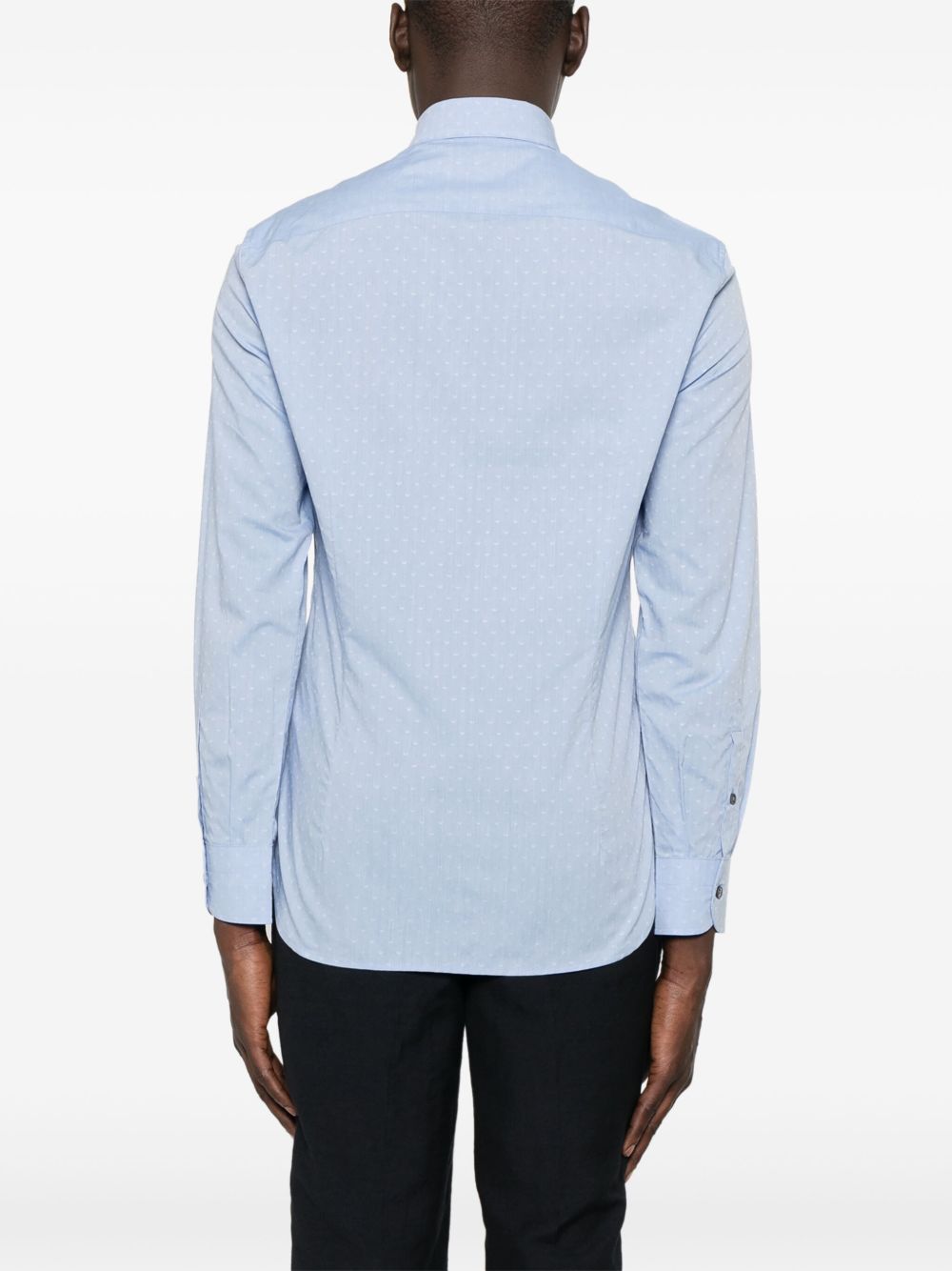 Emporio Armani Shirts Clear Blue Emporio Armani