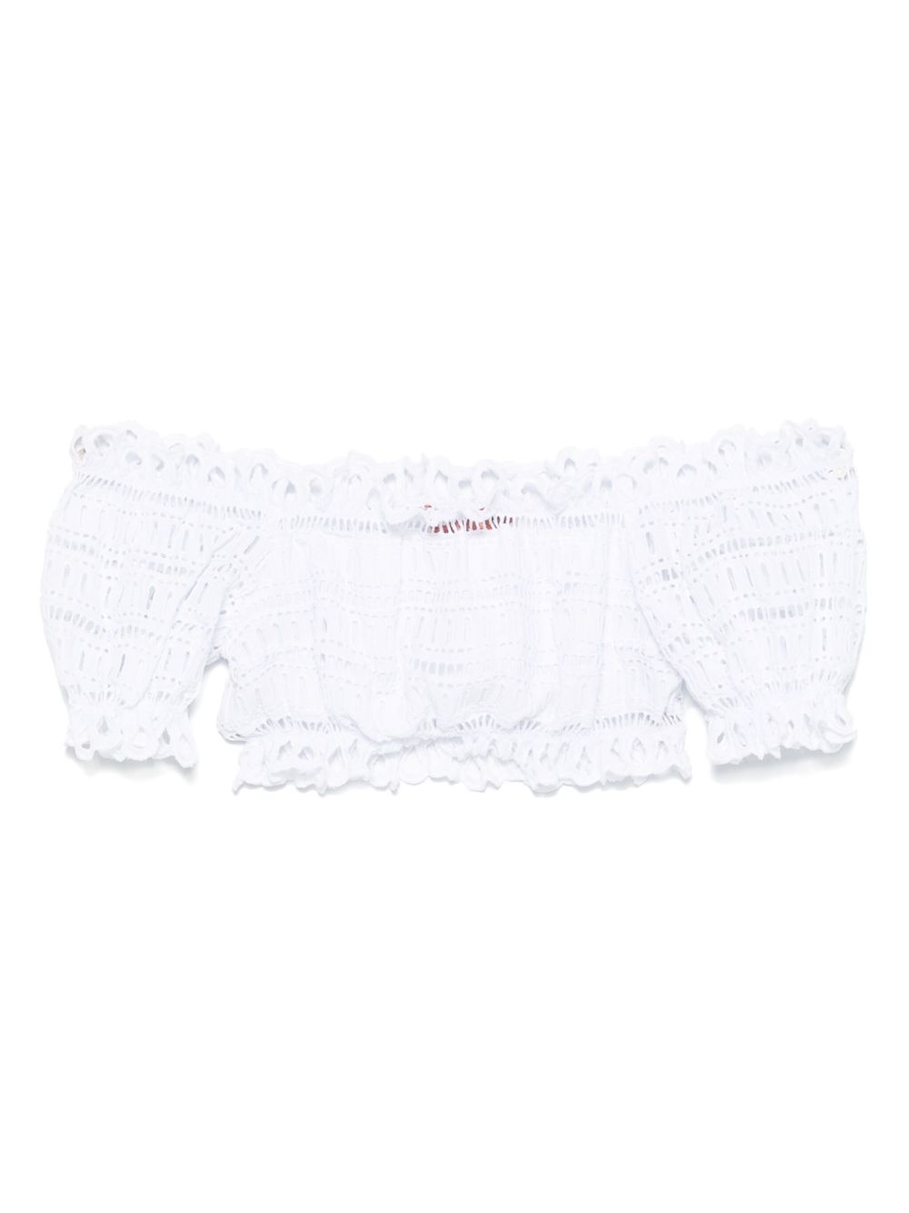 Ermanno Scervino Off-shoulder Lace-detail top Ermanno Scervino