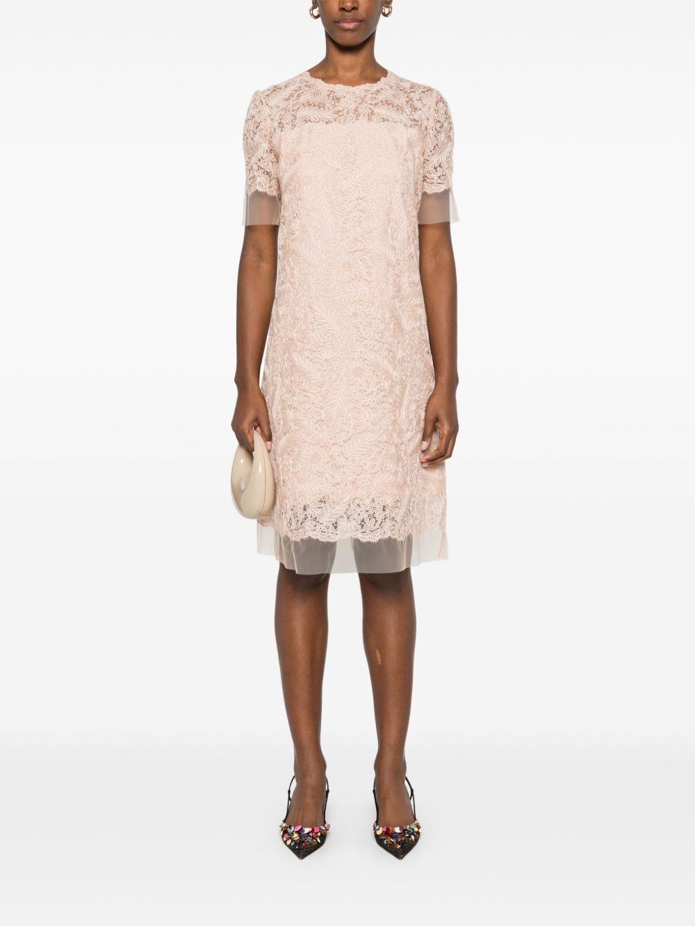 Ermanno Scervino Lace Midi Dress Ermanno Scervino