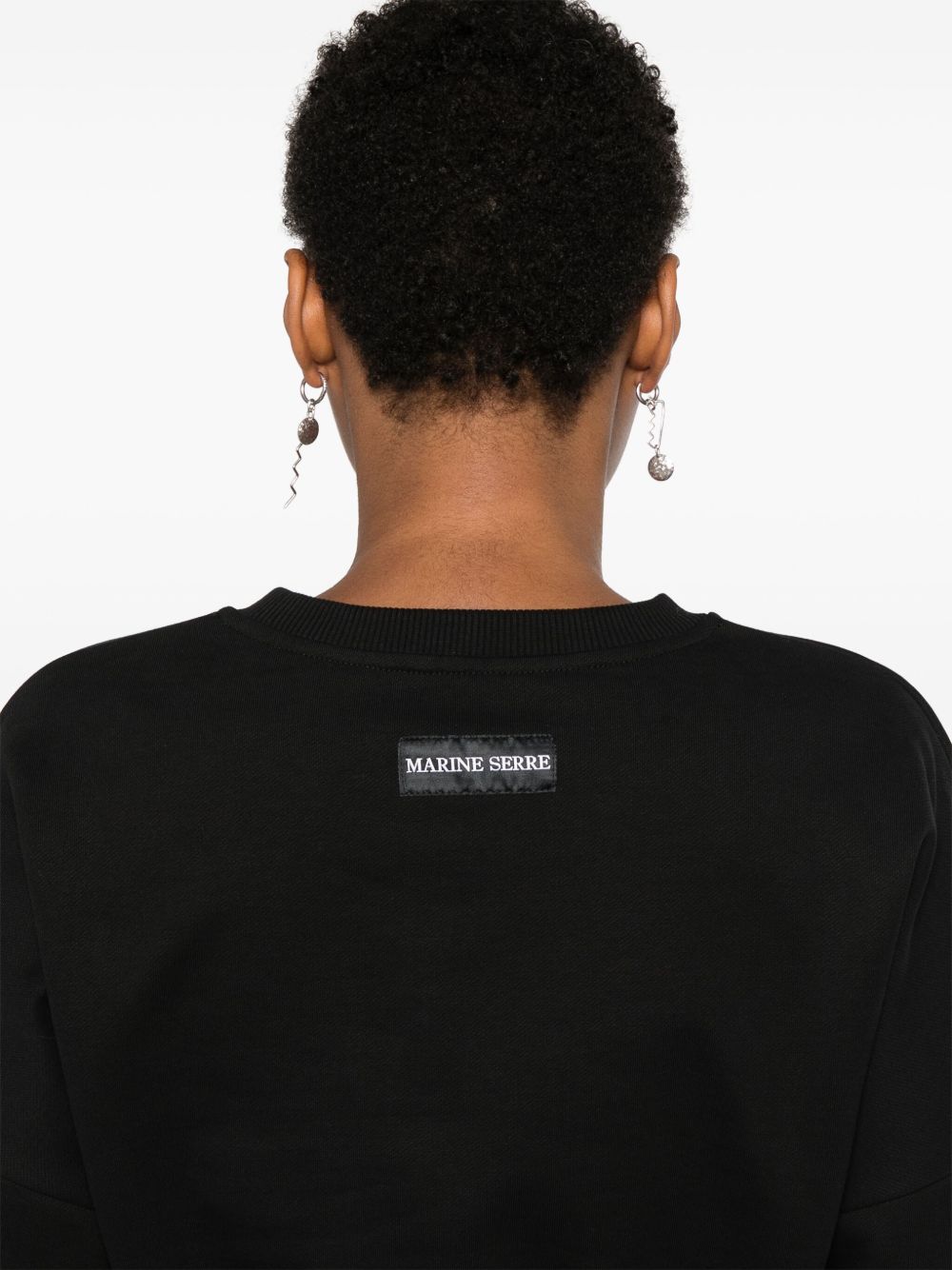 MARINE SERRE Sweaters Black Marine Serre