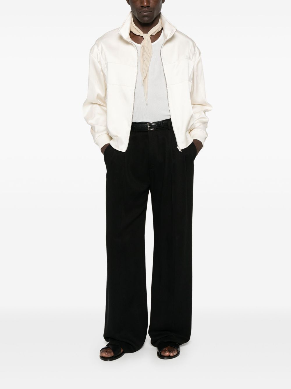 Saint Laurent satin Bomber Jacket Saint Laurent