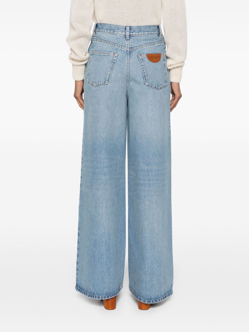 Chloé Jeans with logo application Chloé