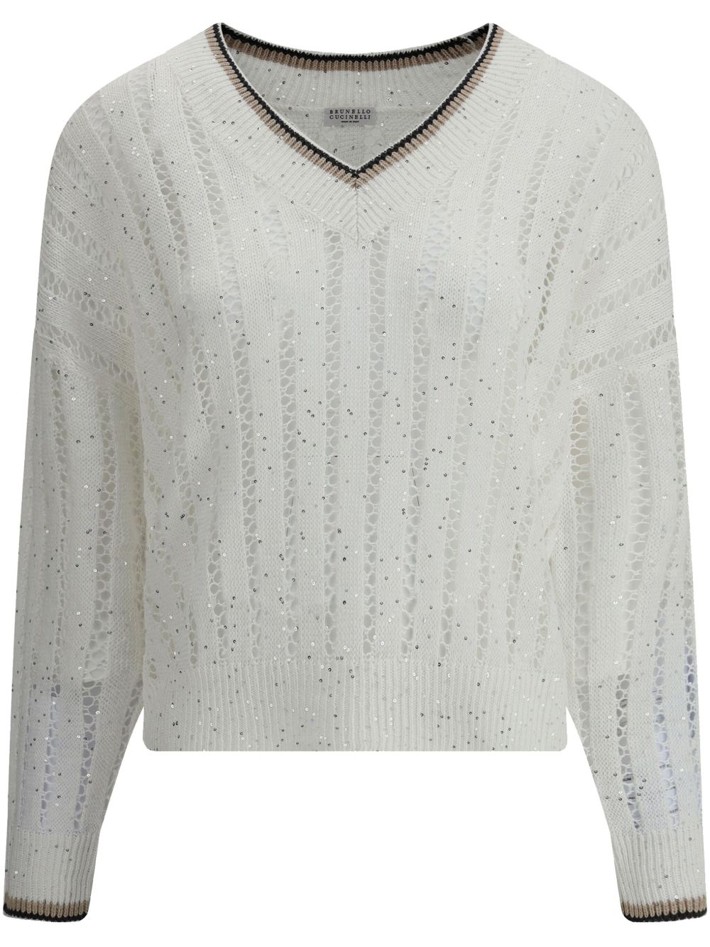 Brunello Cucinelli Sweaters White Brunello Cucinelli
