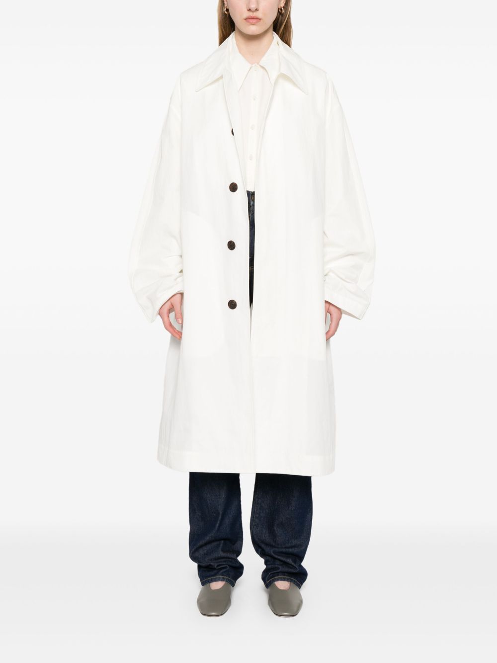 STUDIO NICHOLSON Coats White Studio Nicholson