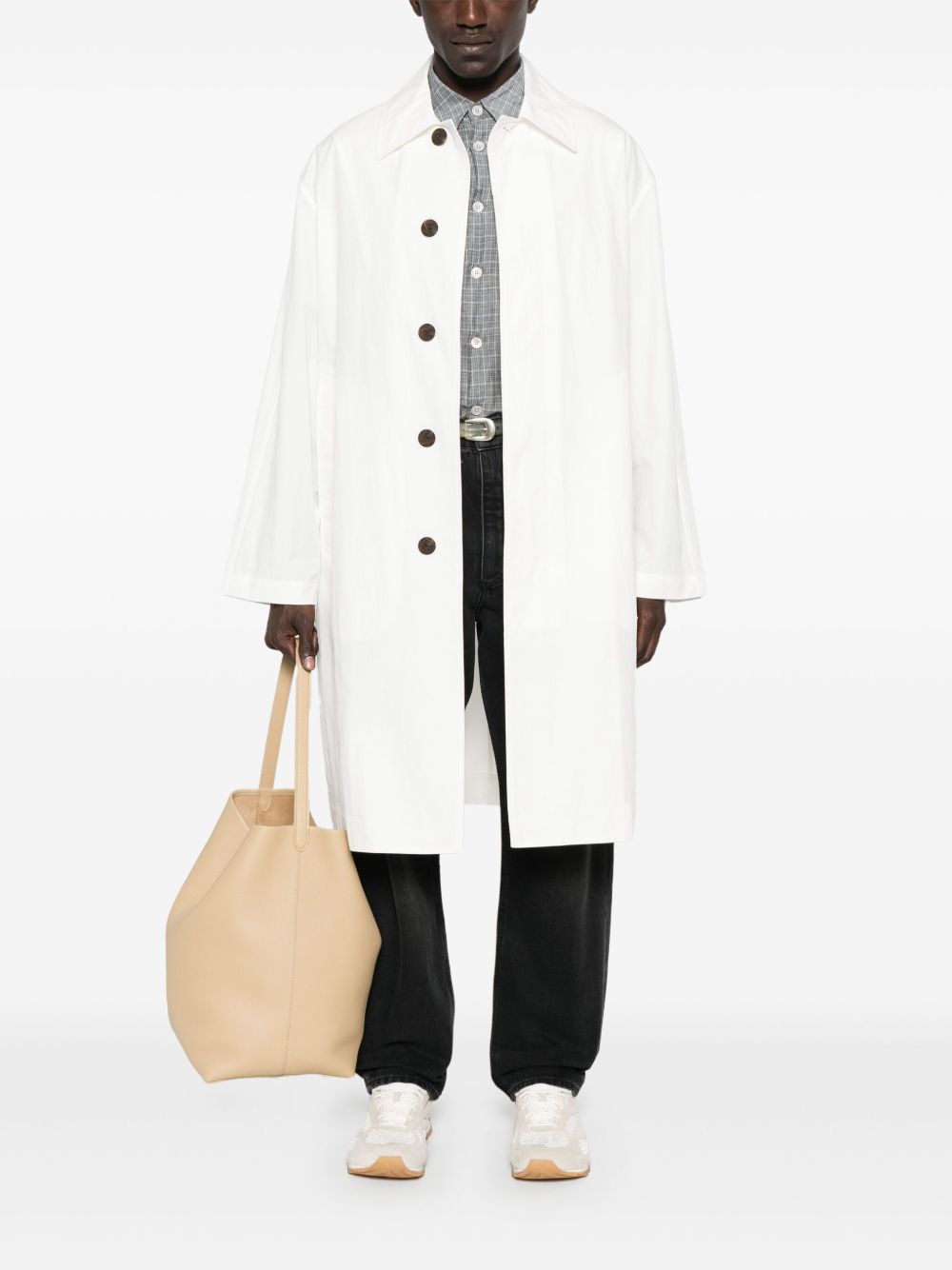 STUDIO NICHOLSON Coats White Studio Nicholson