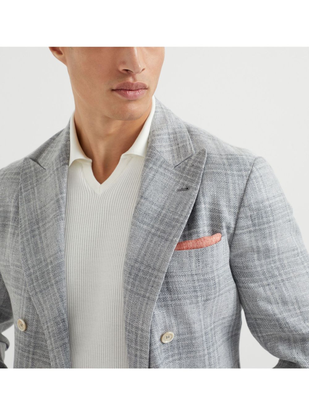 Brunello Cucinelli Jackets Grey Brunello Cucinelli