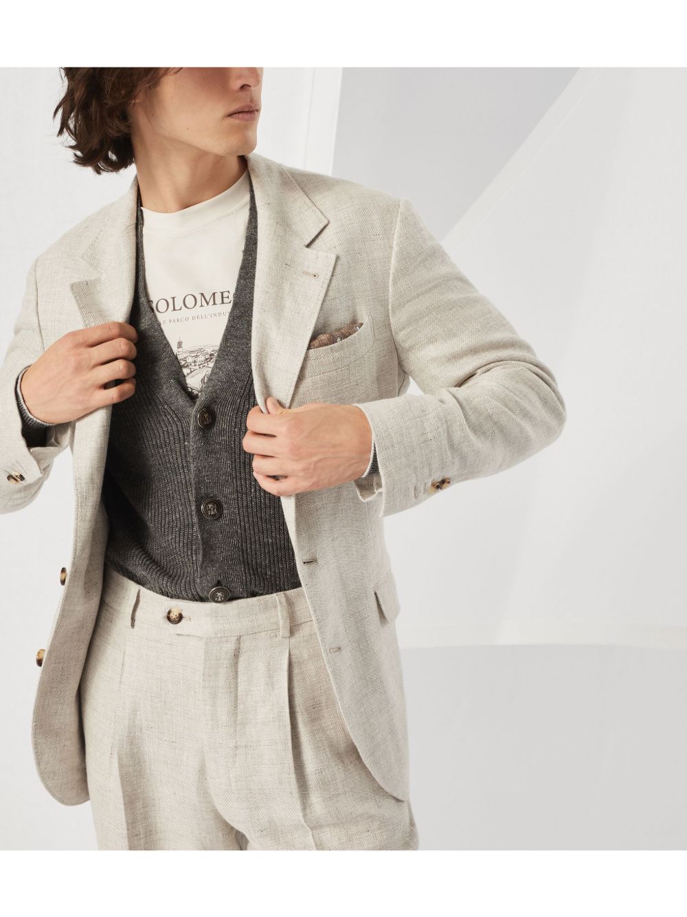 Brunello Cucinelli Sweaters Grey Brunello Cucinelli