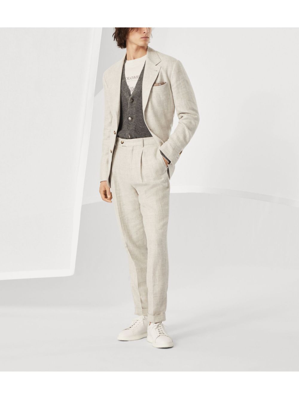 Brunello Cucinelli Sweaters Grey Brunello Cucinelli