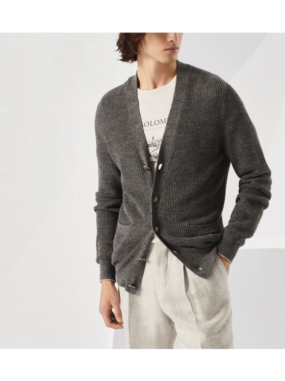 Brunello Cucinelli Sweaters Grey Brunello Cucinelli