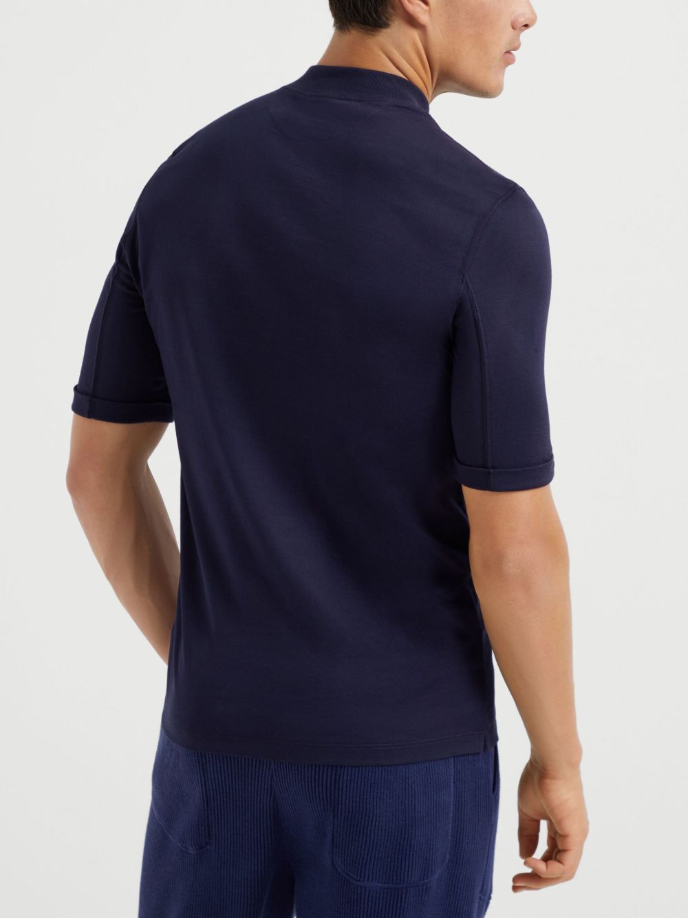 Brunello Cucinelli T-shirts and Polos Blue - Gallerias