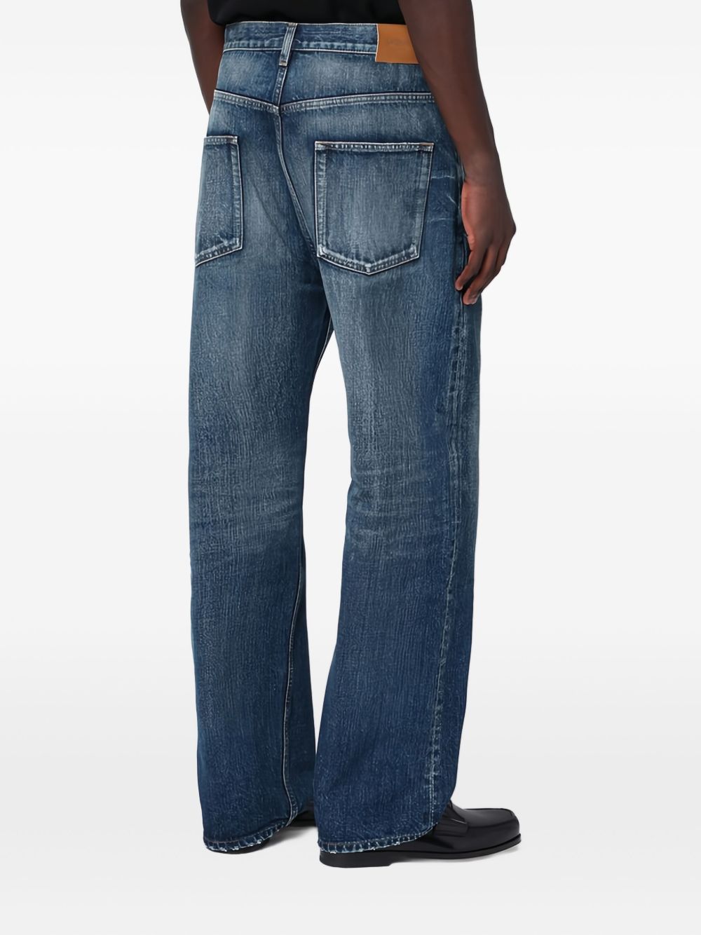 Saint Laurent High Rise Denim Jeans Saint Laurent