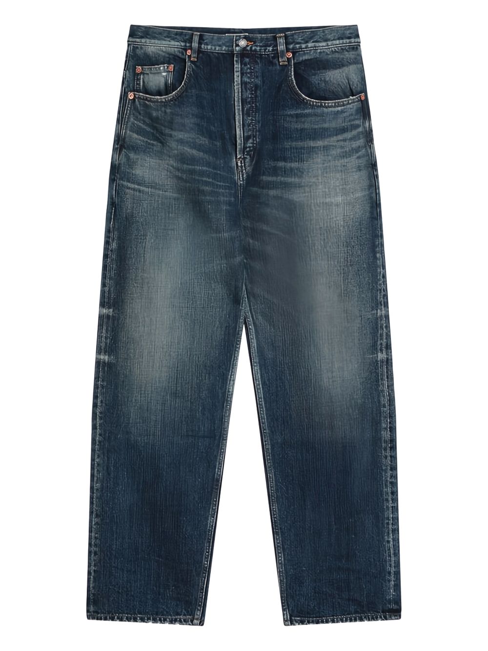 Saint Laurent High Rise Denim Jeans Saint Laurent