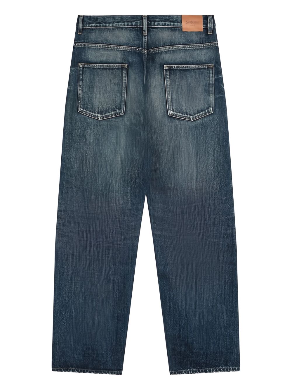 Saint Laurent High Rise Denim Jeans Saint Laurent