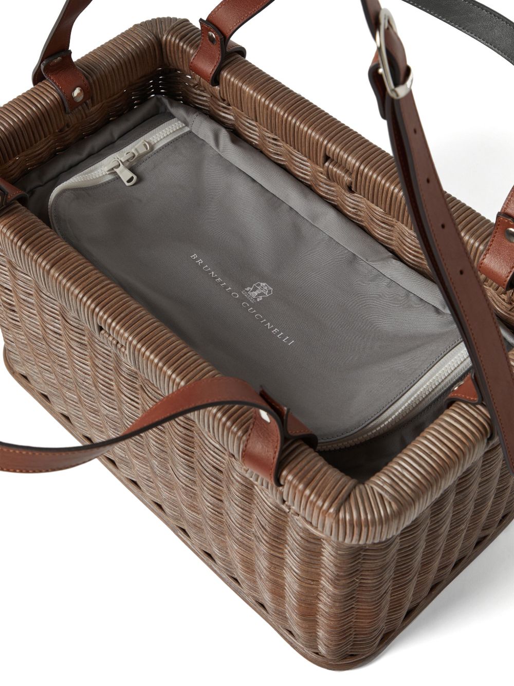 Brunello Cucinelli Wicker basket bag Brunello Cucinelli