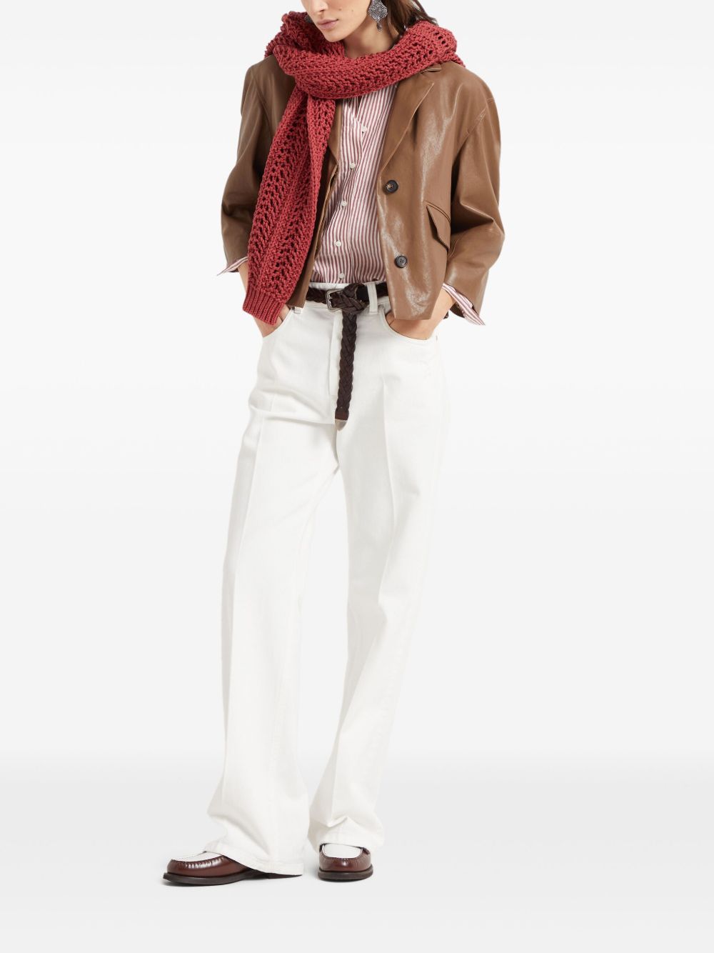 Brunello Cucinelli Shirts Bordeaux Brunello Cucinelli
