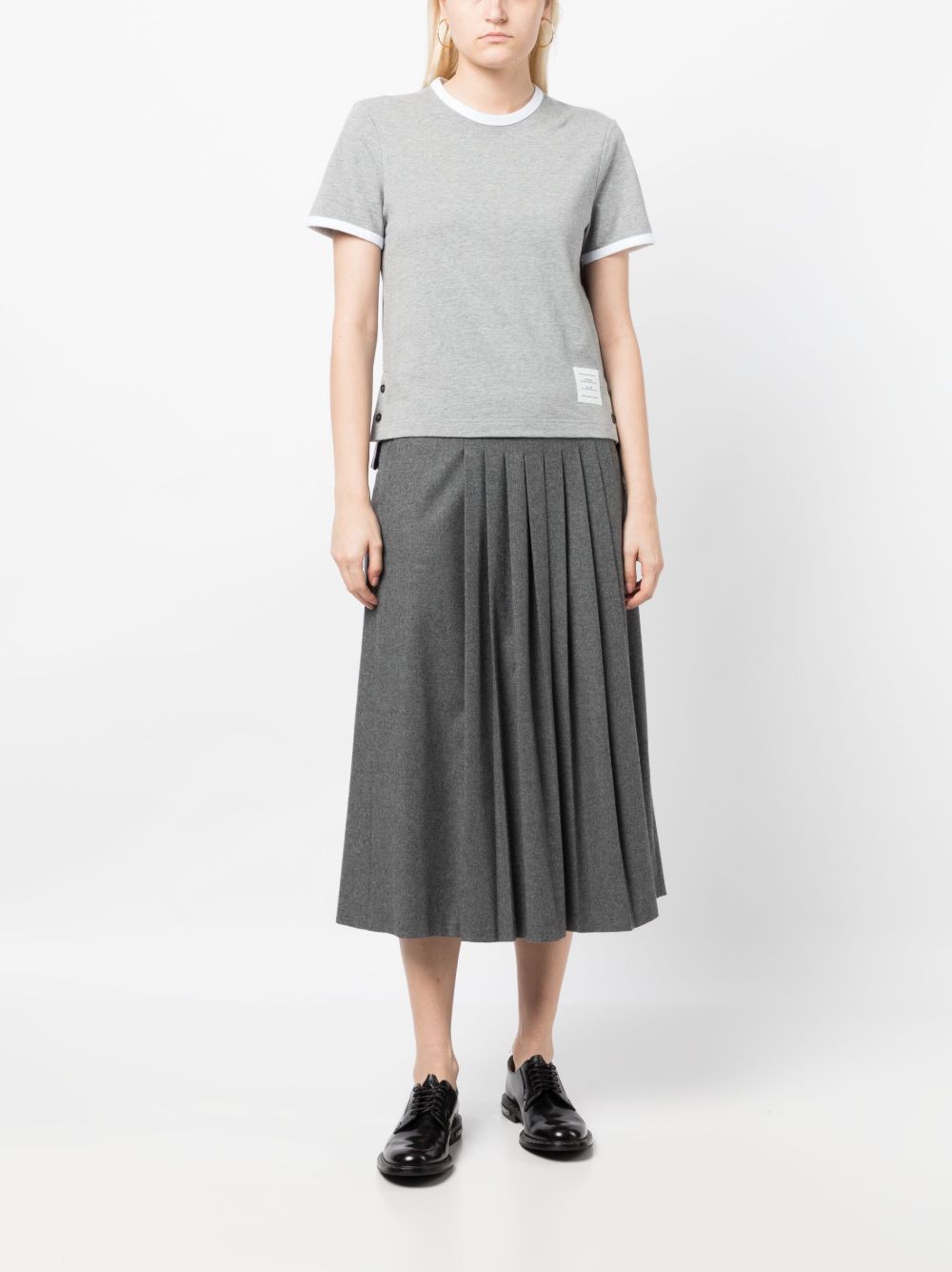 Thom Browne T-shirts and Polos Grey Thom Browne