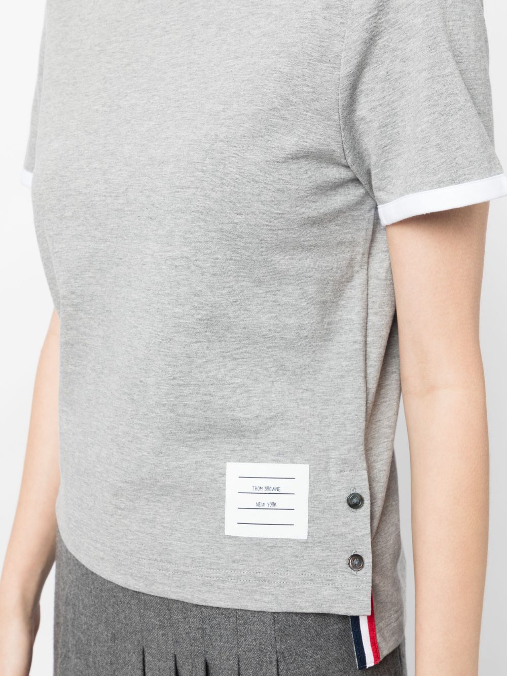 Thom Browne T-shirts and Polos Grey Thom Browne