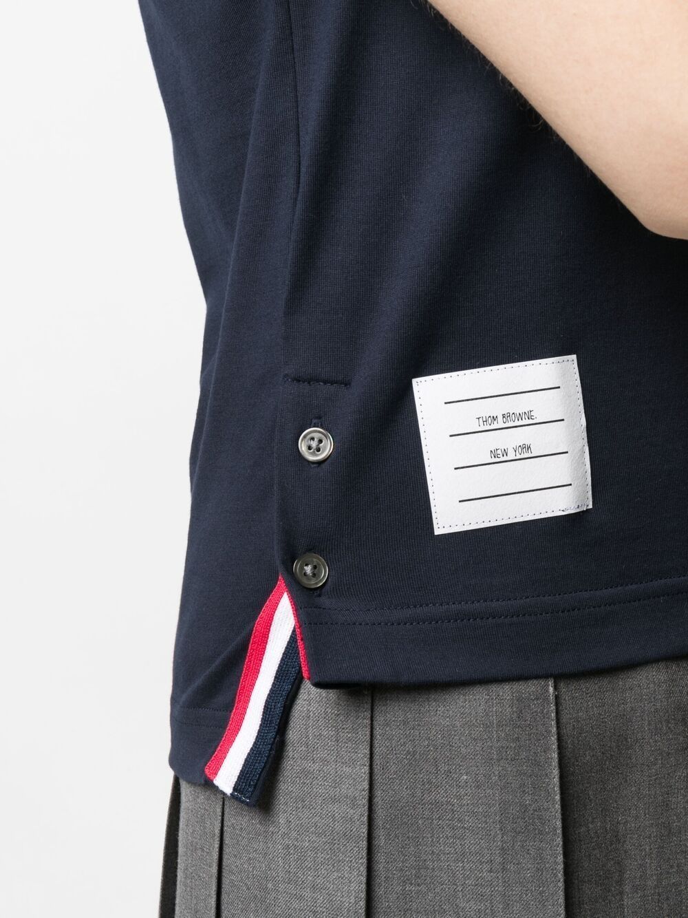 Thom Browne T-shirts and Polos Blue Thom Browne