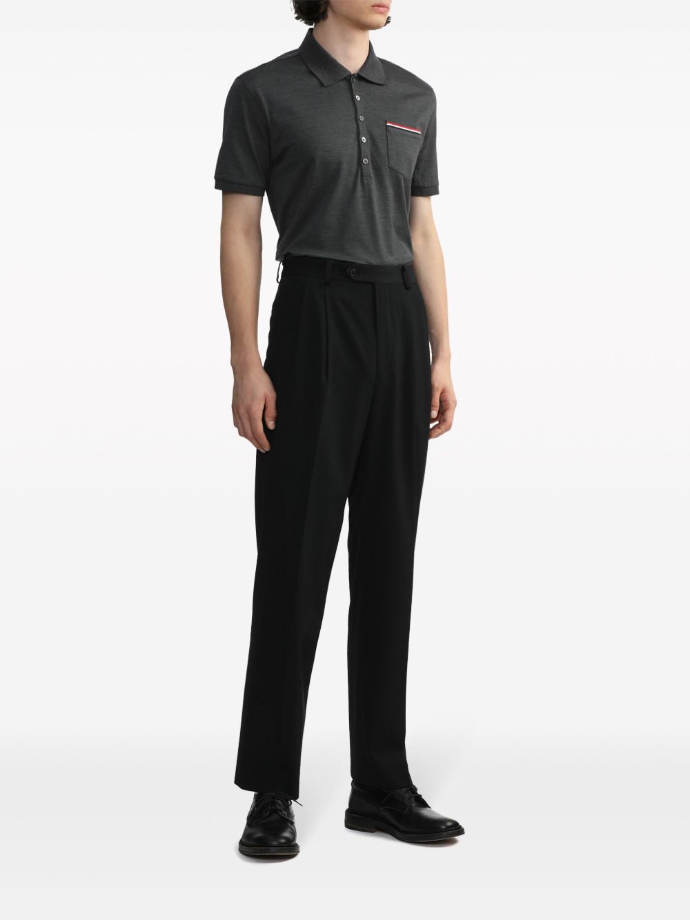 Thom Browne T-shirts and Polos Grey Thom Browne